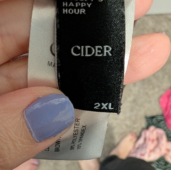 Cider Angel Brown Sleeveless Dress - Picture 3 of 3